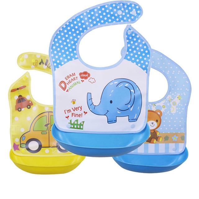 Washable Bib - With Detachable Tray - For 9-24 Months