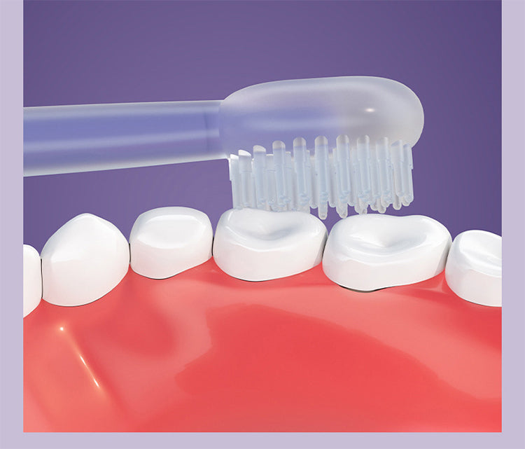 Toothbrush 3 Pc Set Made Up of 100% Soft Silicone (Newborn to Toddler)