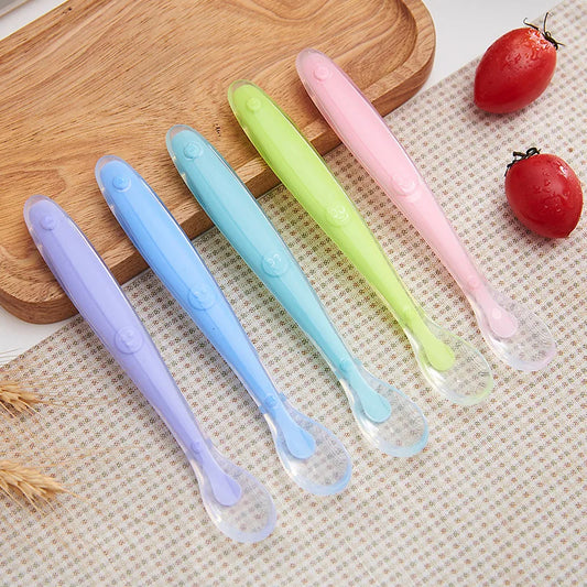 Soft Silicone Spoon with Storage Case for 4+ Months
