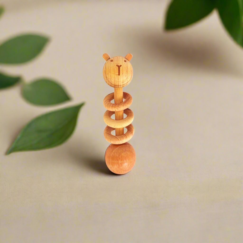 Wooden Rattle & Shakers