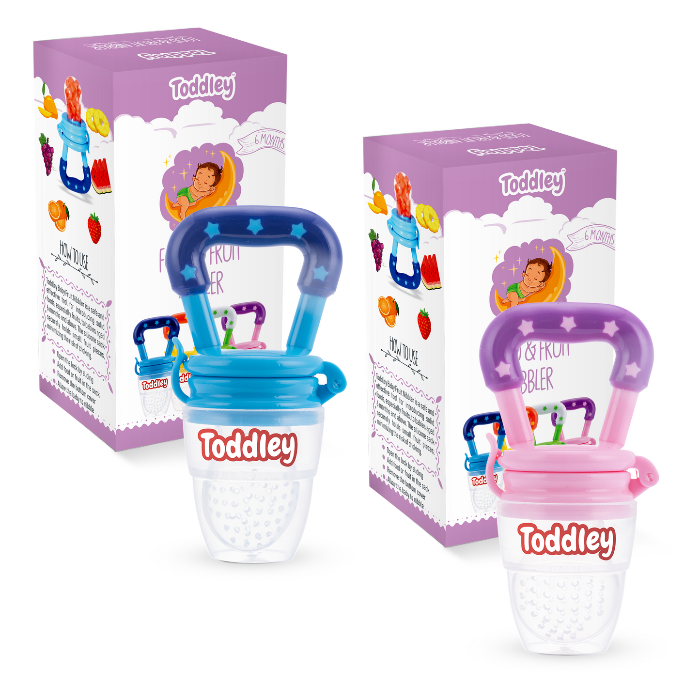Fruit and Food Nibbler - Silicone - For 6+ Months