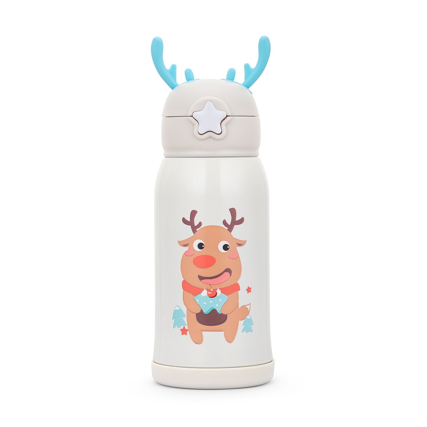 304 Stainless Steel Sipper Bottle with Straw, Cup & Lid