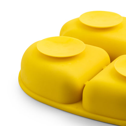 Silicone Feeding Plate with Fork & Spoon with Suction for 6+ Months