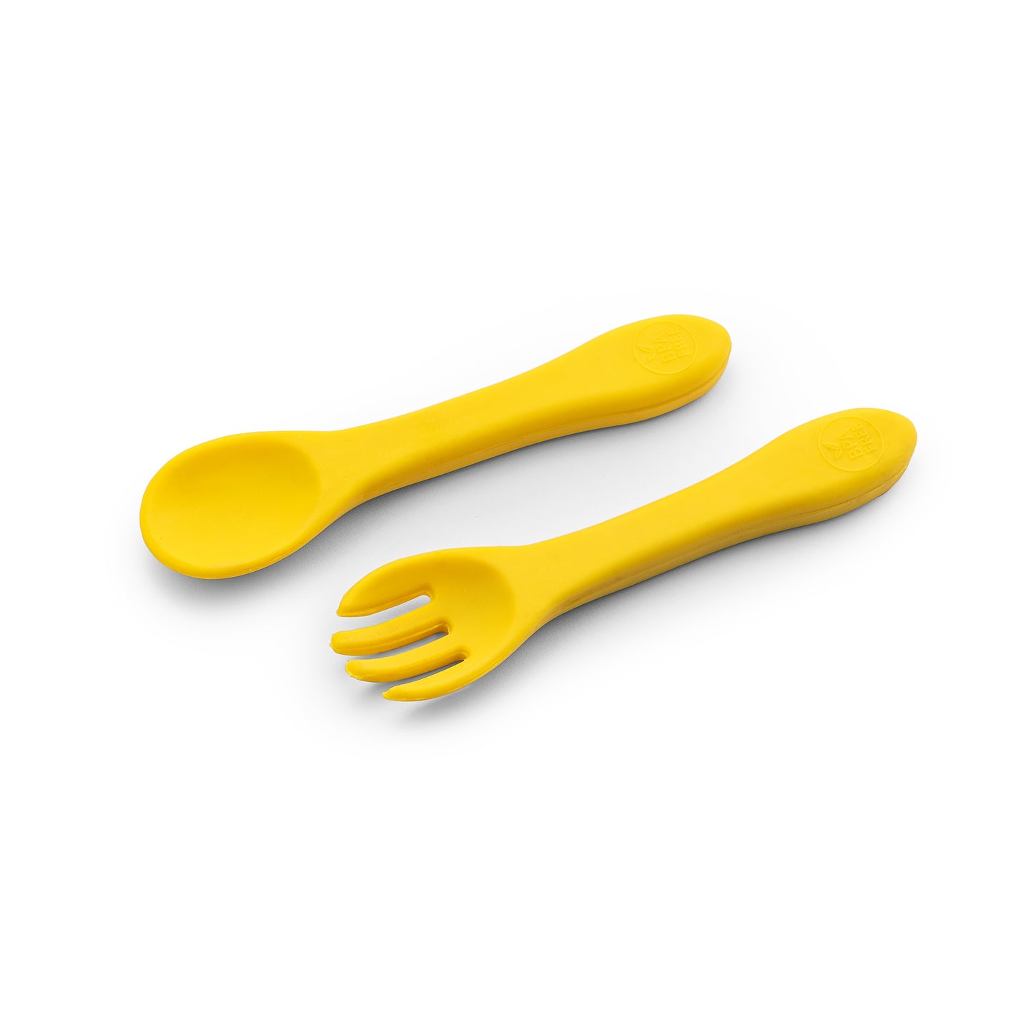 Silicone Feeding Plate with Fork & Spoon with Suction for 6+ Months