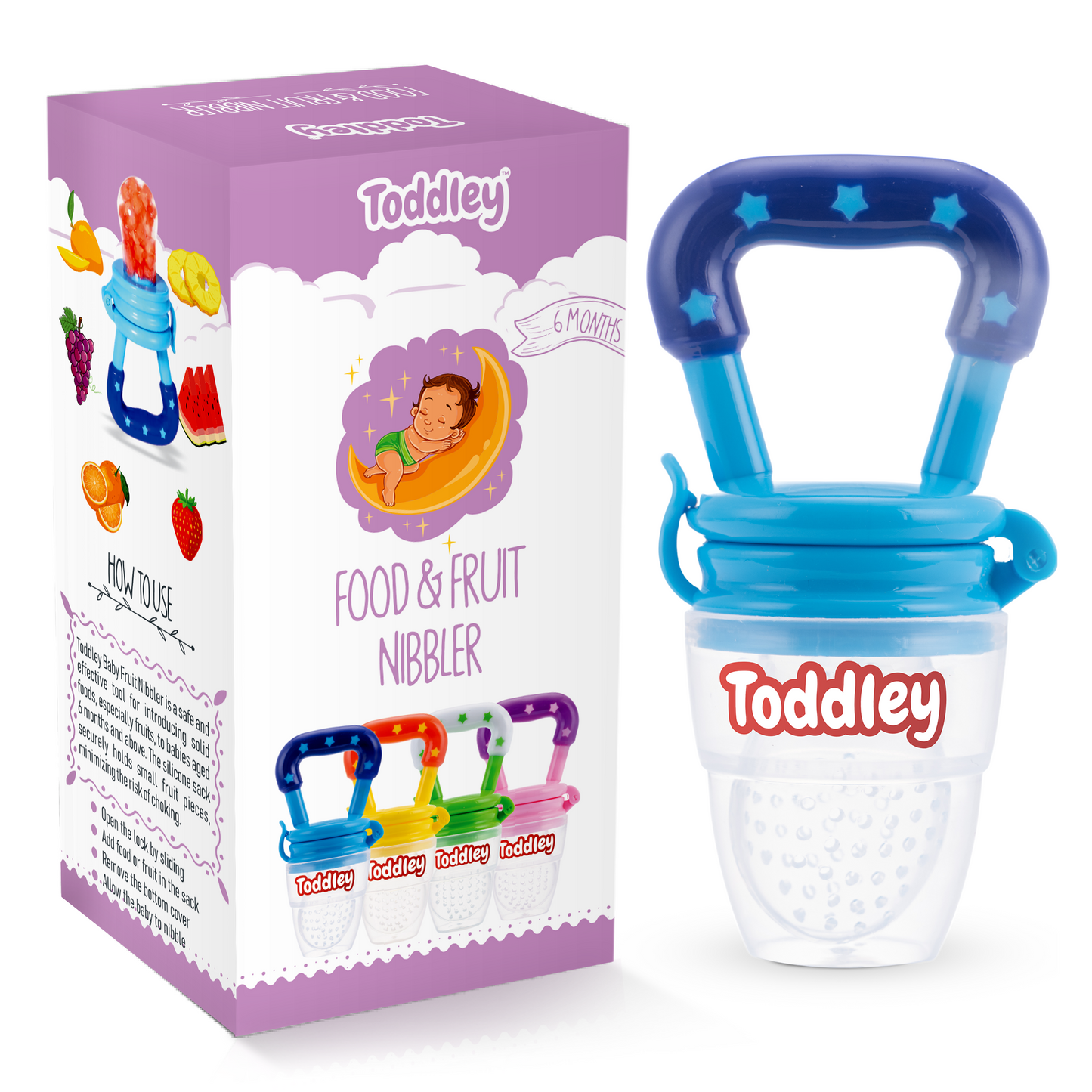 Fruit and Food Nibbler - Silicone - For 6+ Months