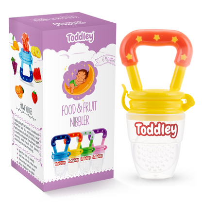 Fruit and Food Nibbler Silicone For 6+ Months – Toddley